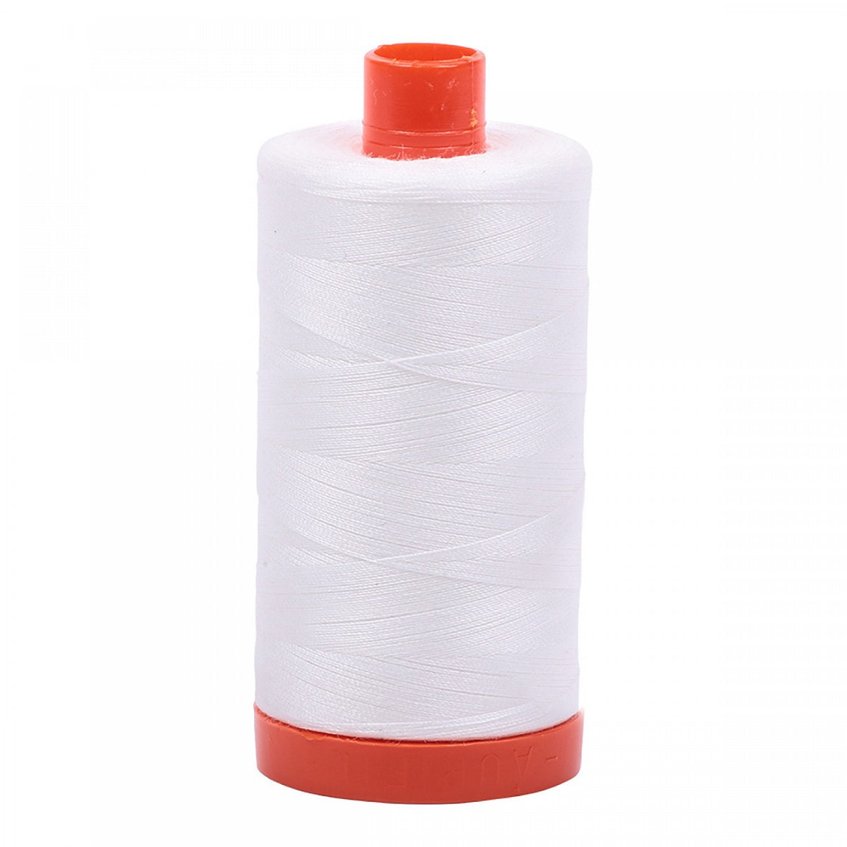 Aurifil Natural White Mako Cotton Quitling Thread 50wt, White Quilting Thread