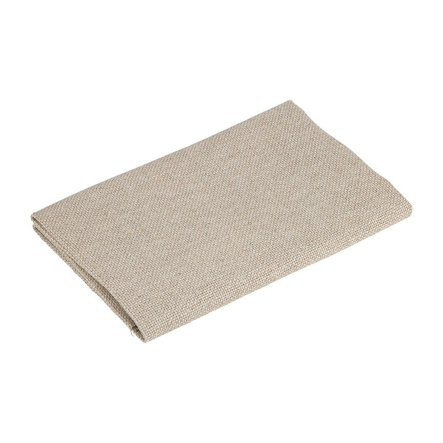 20 Count Linen in Prairie Tan Taupe Natural Zweigart Vintage Cloth by Lori Holt for Riley Blake Cotton Evenweave Cross Stitch Fabric 18x27"