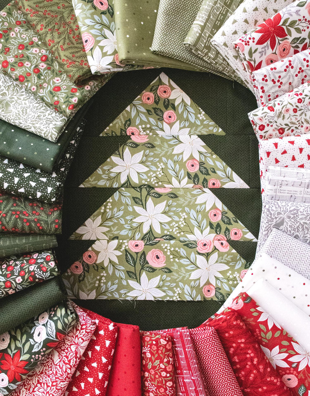 Berry and Pine Christmas Bells Bell Song Snow White Gray by Lella Boutique for Moda Cotton Quilting Fabric Holiday Fabric by the yard