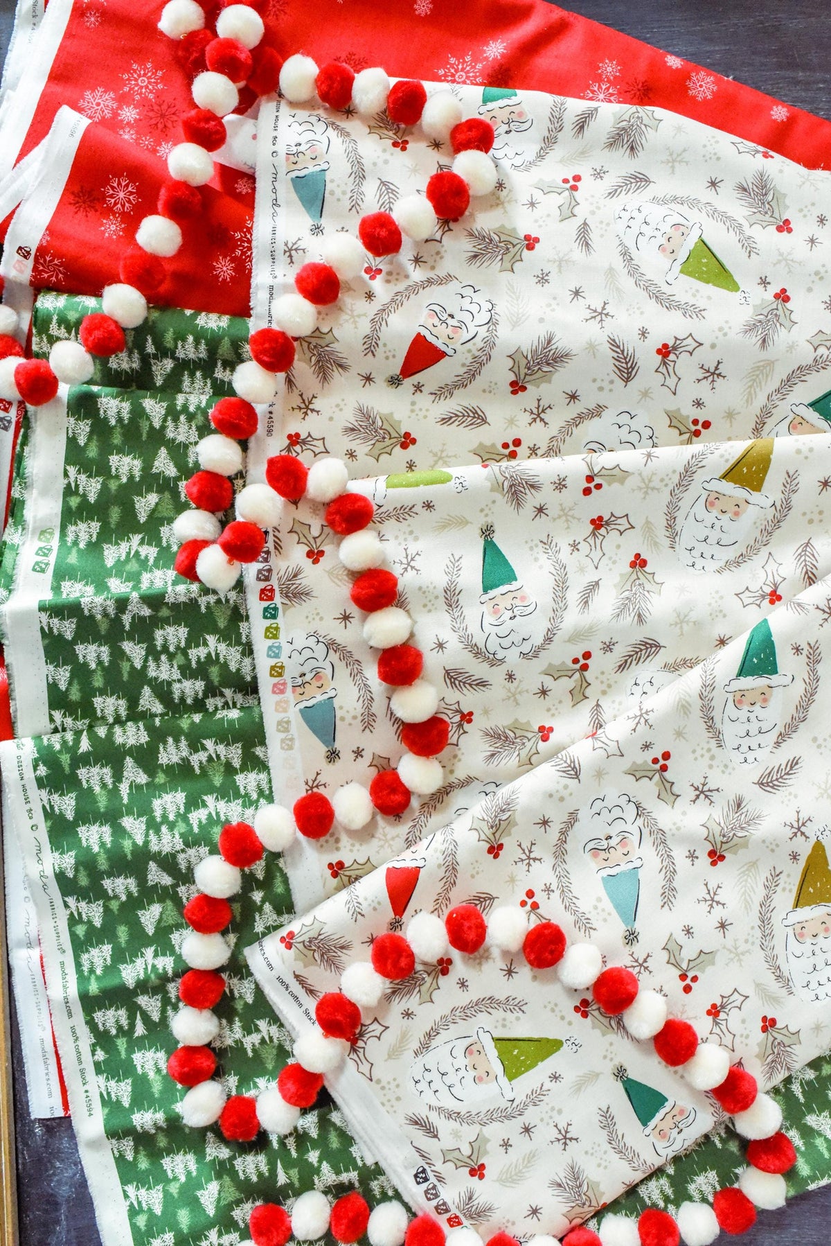 Cozy Wonderland Fat Quarter Bundle by Fancy That Design House for Moda Christmas Winter Vintage Retro Holiday Quilting Fabric by the Yard