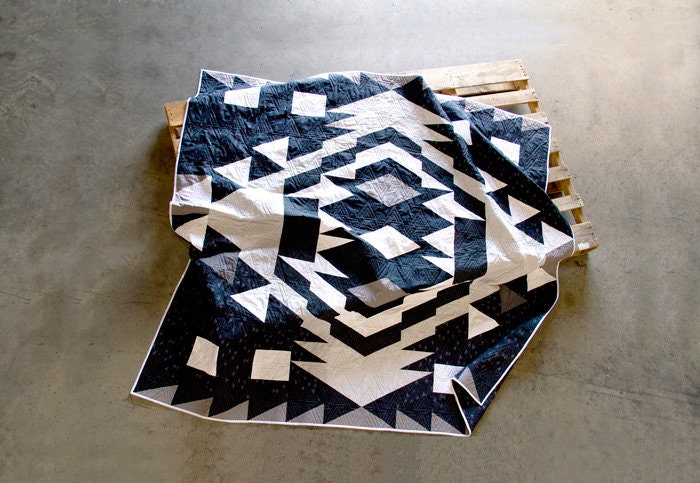 Duality Fusion Winding Course White by Art Gallery Fabrics, Quilting Fabric by the Yard, Cotton Fabric, Black & White Patterned Fabric