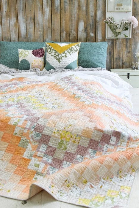Gathered Bristling Delicate by Art Gallery Fabrics, Quilting Fabric by the Yard, Cotton Fabric, Floral Fabric by Bonnie Christine