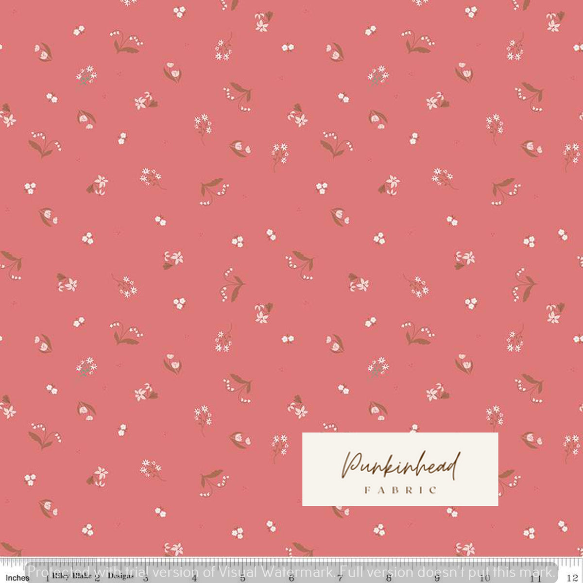 Emma Ditzy Rose by Riley Blake Quilting Fabric by the Yard, Cotton Fabric, Floral Fabric Pattern