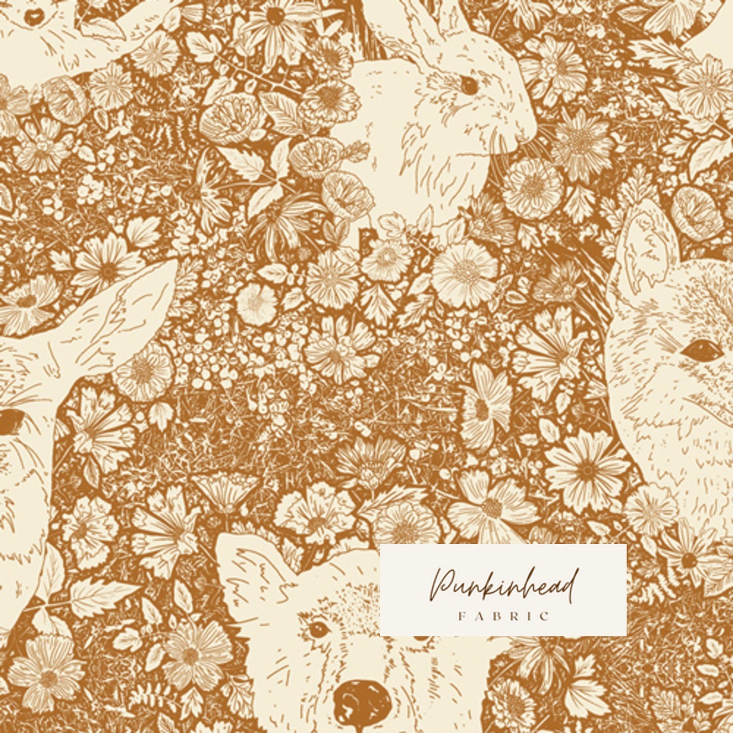 The Open Road Wandering with Doe by Art Gallery Fabrics, Quilting Fabric by the Yard, Cotton Fabric, Floral Fabric by Bonnie Christine