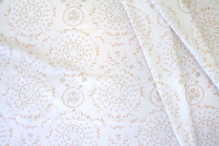 Ballerina Fusion Baby Blush Pink Fat Quarter Half Yard One Yard Bundle by Art Gallery Fabrics Low Volume Neutral Baby Quilt Fabric