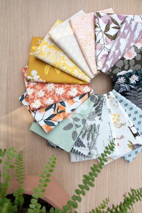 Her & History Elsie's Sunshine by Art Gallery Fabrics, Quilting Fabric by the Yard, Cotton Fabric, Floral Fabric by Bonnie Christine