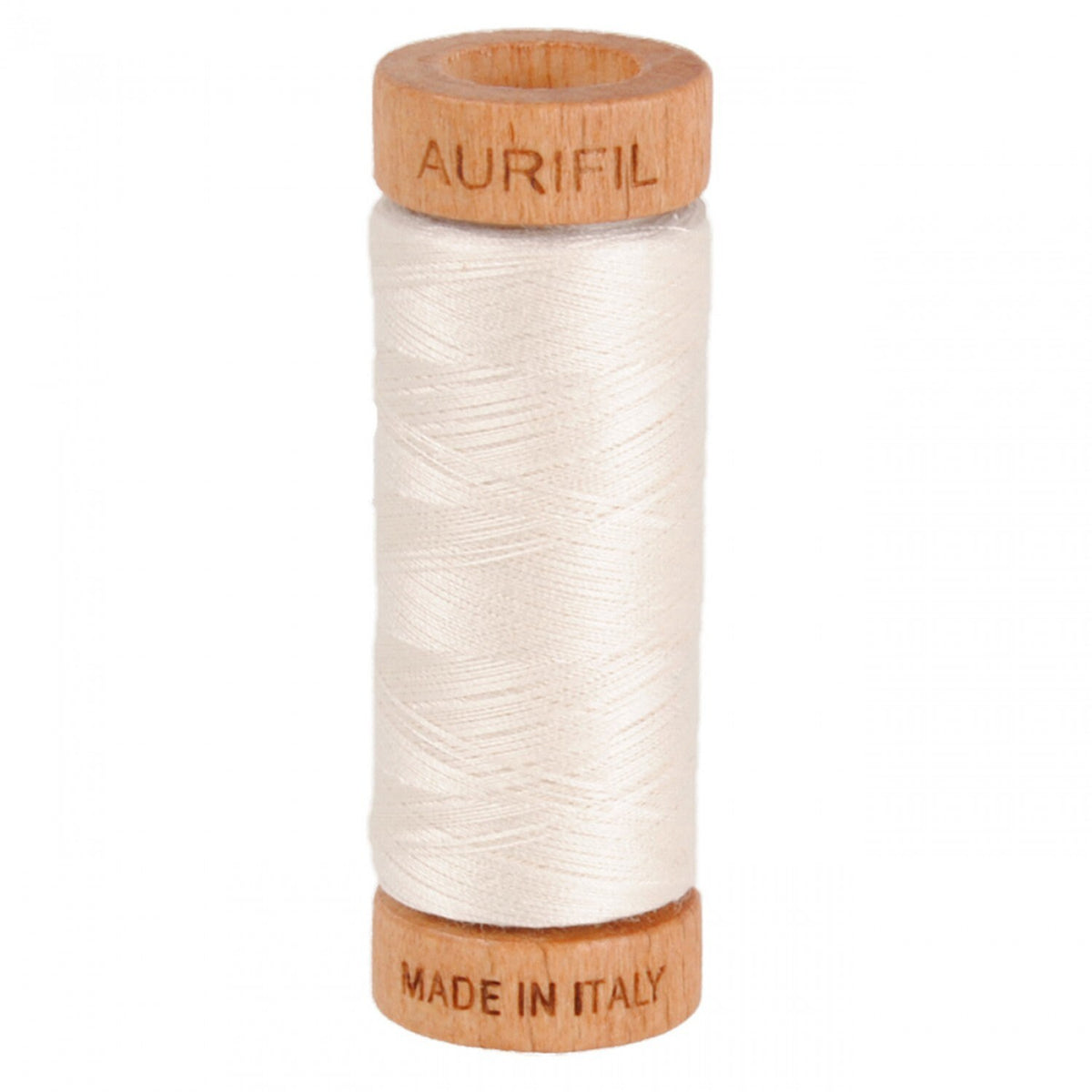 Aurifil Muslin Thread 80wt/2ply for Embroidery, English Paper Piecing EPP, Free Motion Quilting & Applique