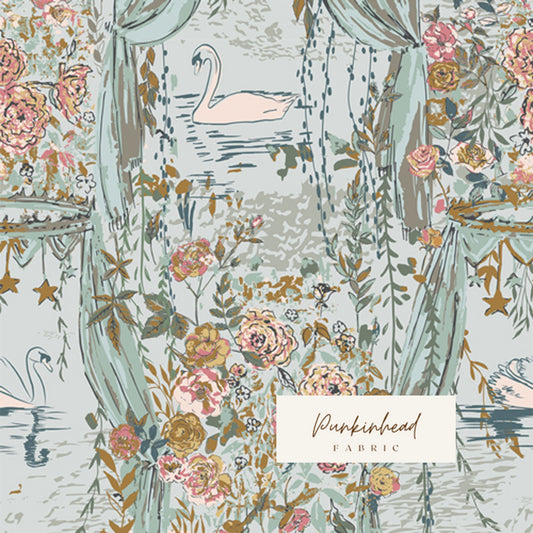 Rosewater Ballet by Art Gallery Fabrics, Willow by Sharon Holland, Quilting Fabric by the Yard, Cotton Fabric, Boho Fabric