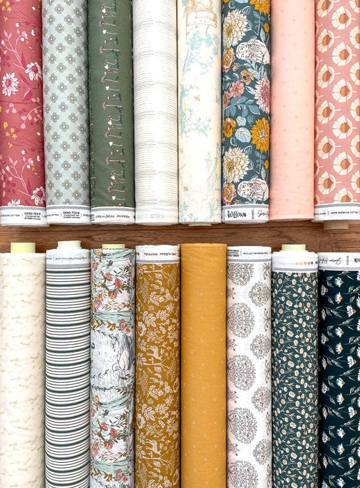 Rosewater Ballet by Art Gallery Fabrics, Willow by Sharon Holland, Quilting Fabric by the Yard, Cotton Fabric, Boho Fabric