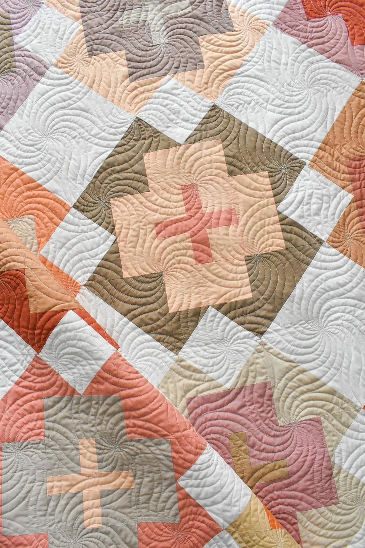 Nightingale Quilt Pattern by Lo & Behold Stitchery - PAPER Pattern, Geometric Quilt Patter, Modern Quilt Pattern