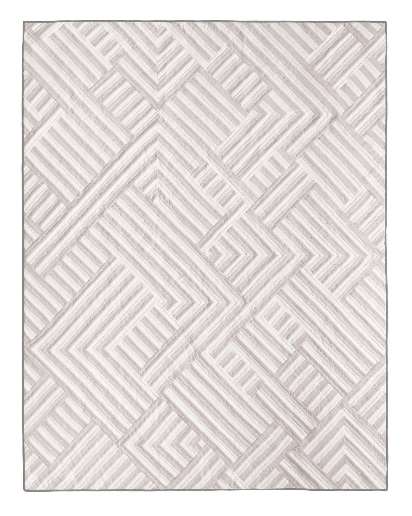 Interwoven Quilt Pattern by Lo & Behold Stitchery - PAPER Pattern, MCM Quilt Patter, Modern Quilt Pattern