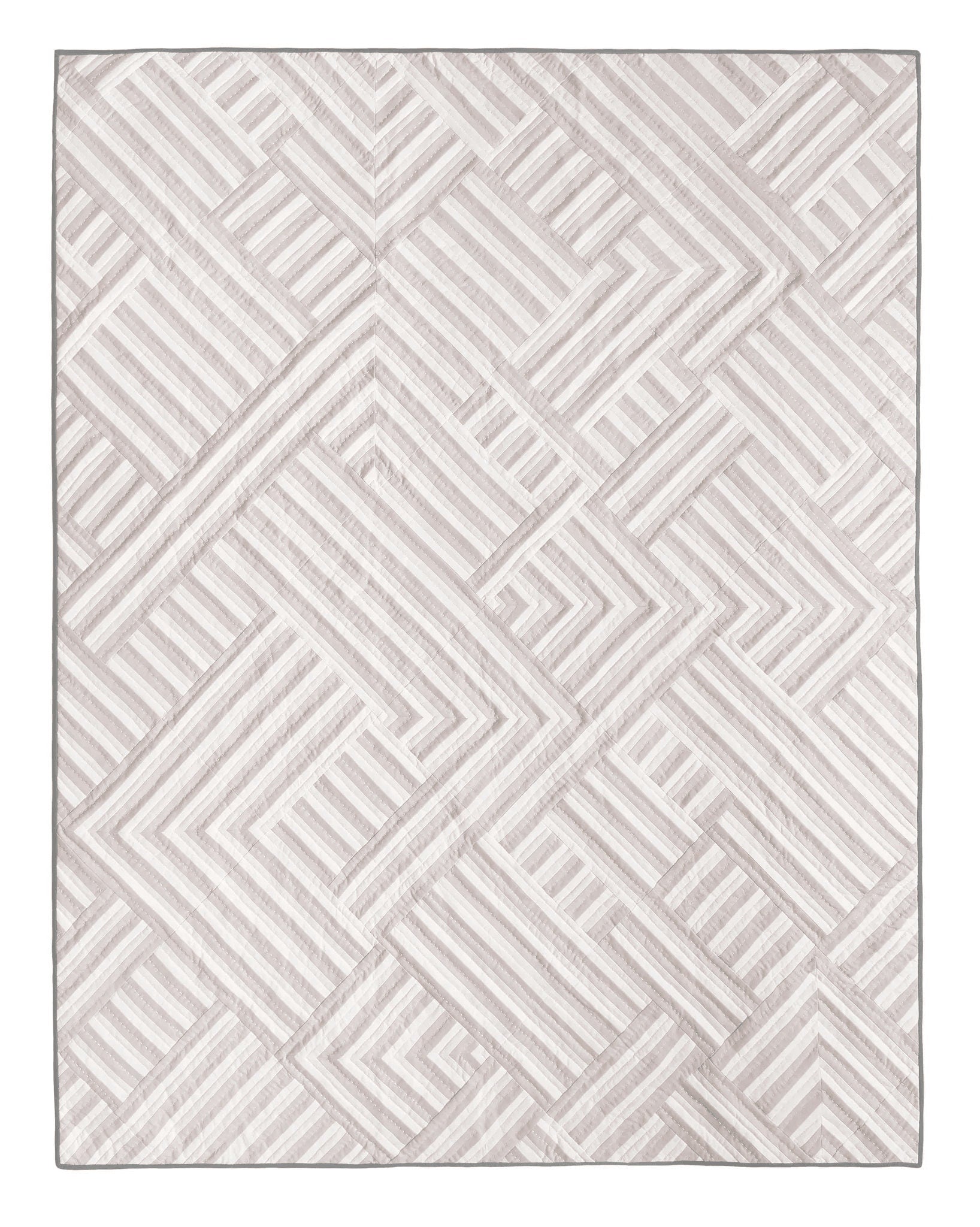 Interwoven Quilt Pattern by Lo & Behold Stitchery - PAPER Pattern, MCM Quilt Patter, Modern Quilt Pattern