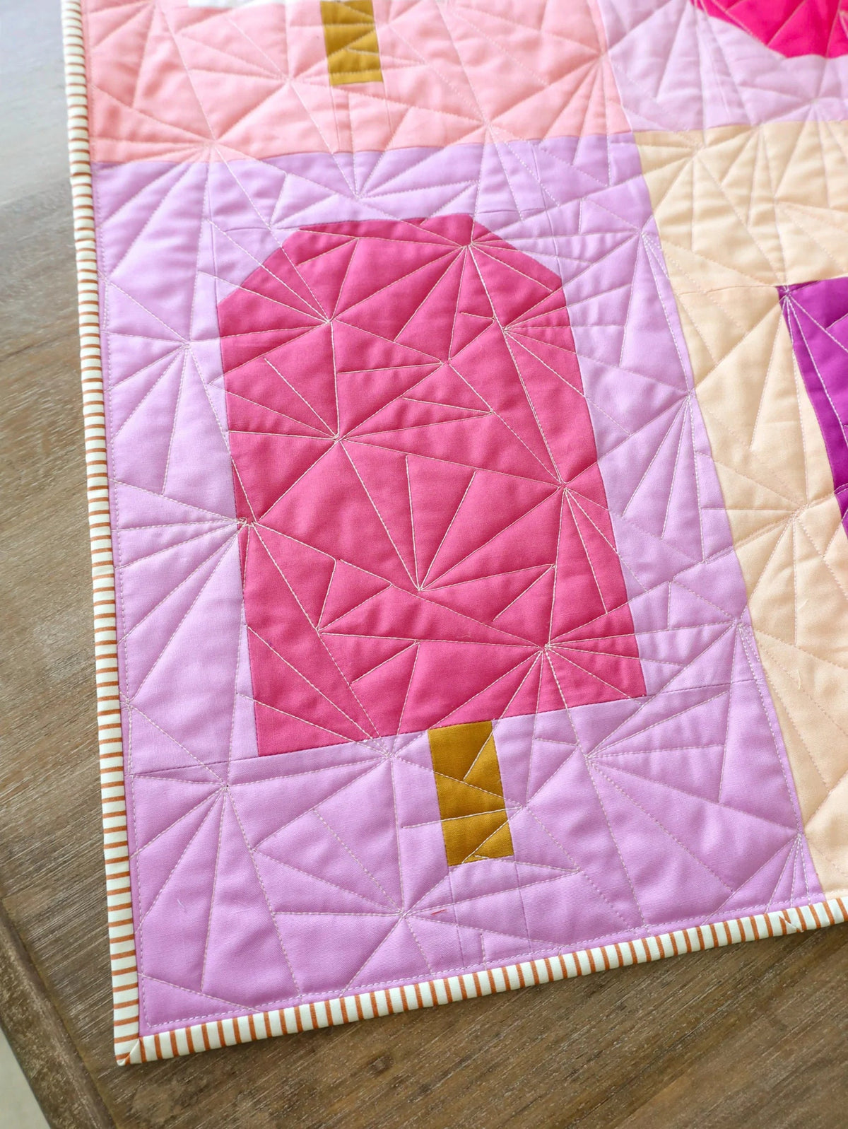 Summer Pop Quilt Pattern by Lo & Behold Stitchery PAPER Pattern Popsicle Modern Quilt Pattern