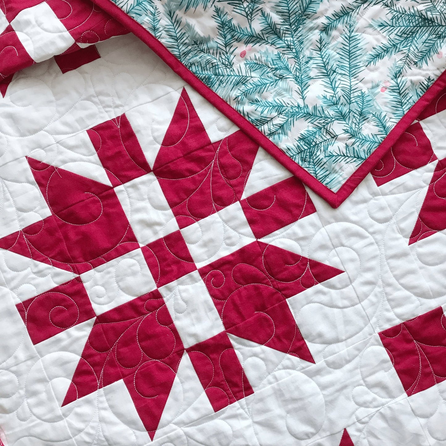 Christmas Joy Quilt Pattern by Lo & Behold Stitchery - PAPER Pattern, Christmas Quilt Patter, Modern Quilt Pattern