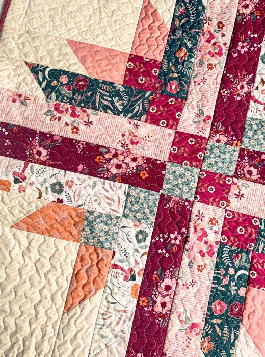 Floral Keepsakes Dusk by Art Gallery Fabrics, Woodland Keeper by Maureen Cracknell, Quilting Fabric by the Yard, Cotton Fabric