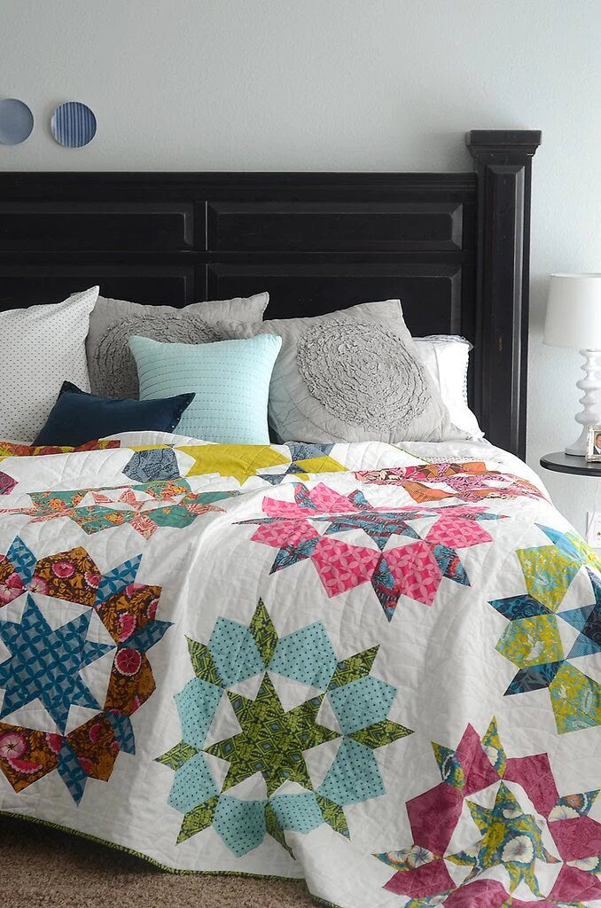 Swoon Quilt Pattern by Thimble Blossoms Camille Roskelley - PAPER Pattern Scrappy Quilt Pattern