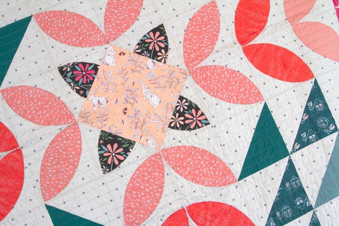 Cottontail Playful from Merriweather by Art Gallery Fabrics Spring Easter Bunny Cotton Quilting Fabric by the Yard