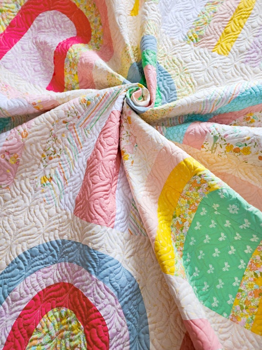LullaBee Fluttering Lanes by Art Gallery Fabrics Cotton Quilting Fabric by the Yard Spring Floral Fabric by Patty Basemi