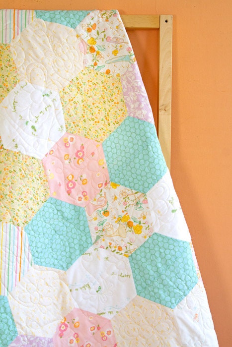 LullaBee Bee You Sweet by Art Gallery Fabrics Cotton Quilting Fabric by the Yard Spring Floral Fabric by Patty Basemi