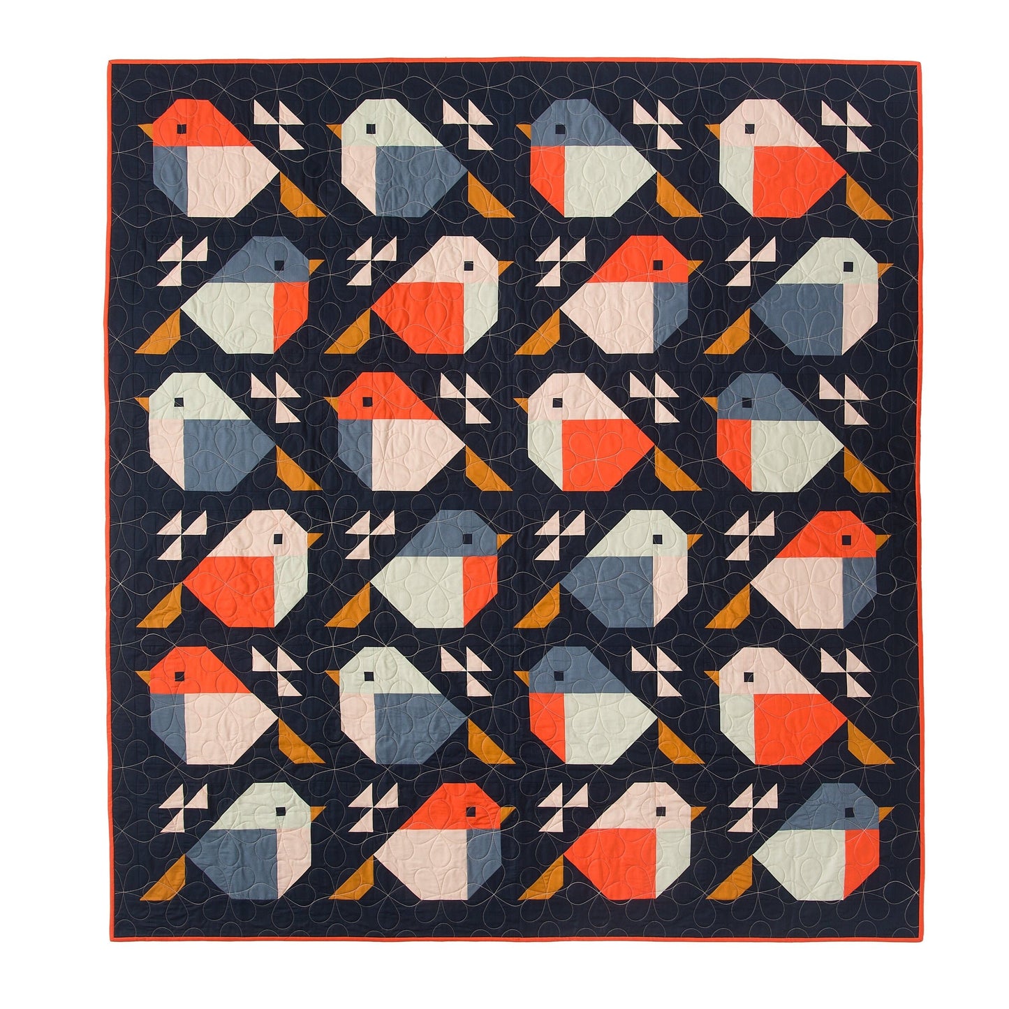 Sparrows Quilt Pattern by Pen + Paper Patterns - PAPER Pattern, Modern Quilt Pattern, Bird Quilt Pattern
