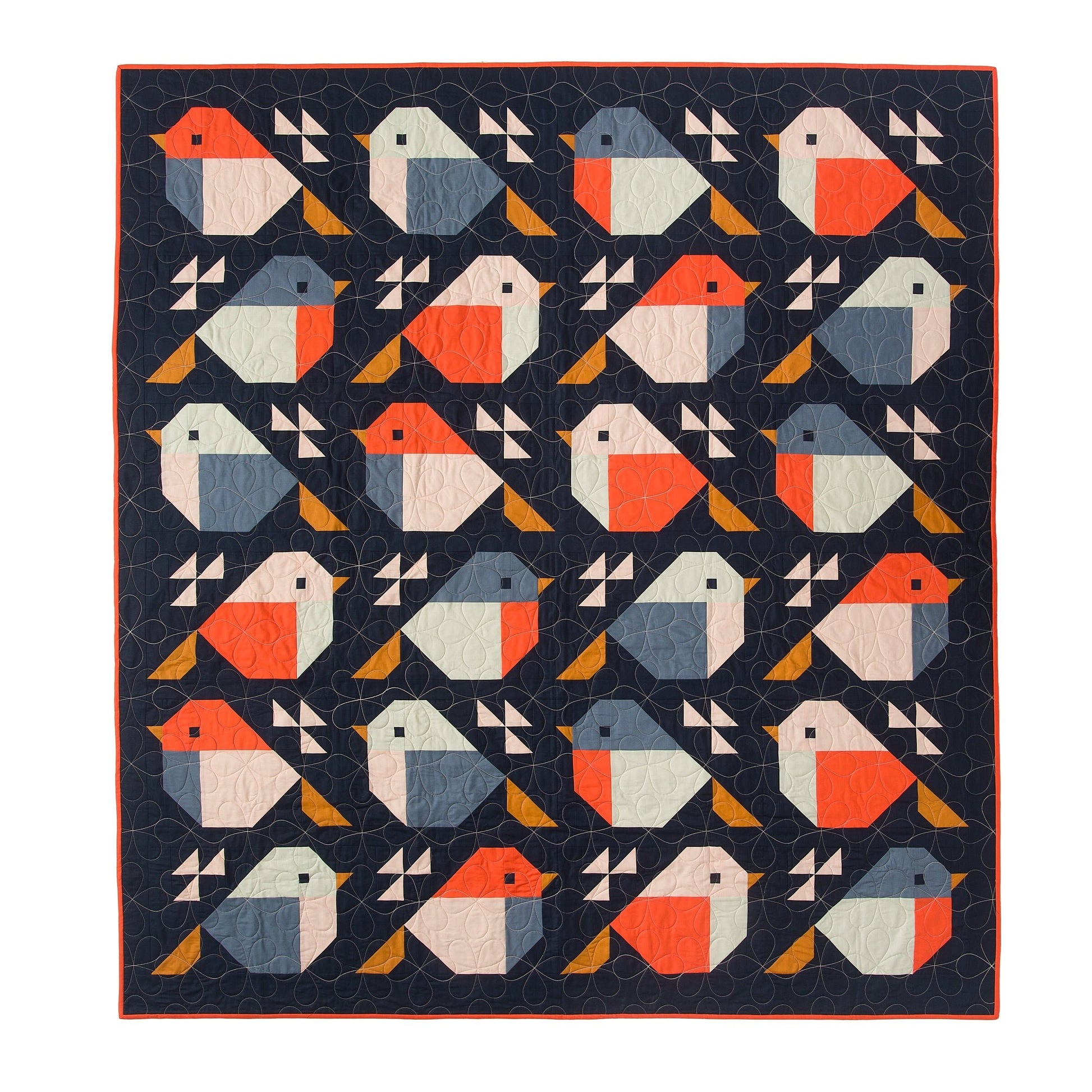 Sparrows Quilt Pattern by Pen + Paper Patterns - PAPER Pattern, Modern Quilt Pattern, Bird Quilt Pattern