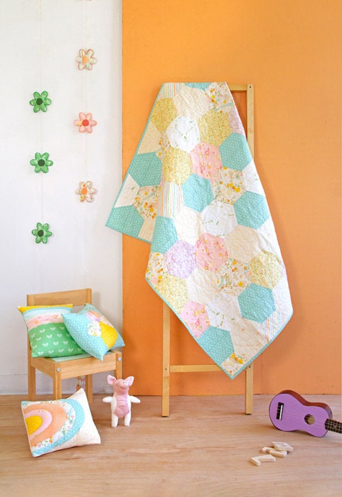 LullaBee Bee You Sweet by Art Gallery Fabrics Cotton Quilting Fabric by the Yard Spring Floral Fabric by Patty Basemi