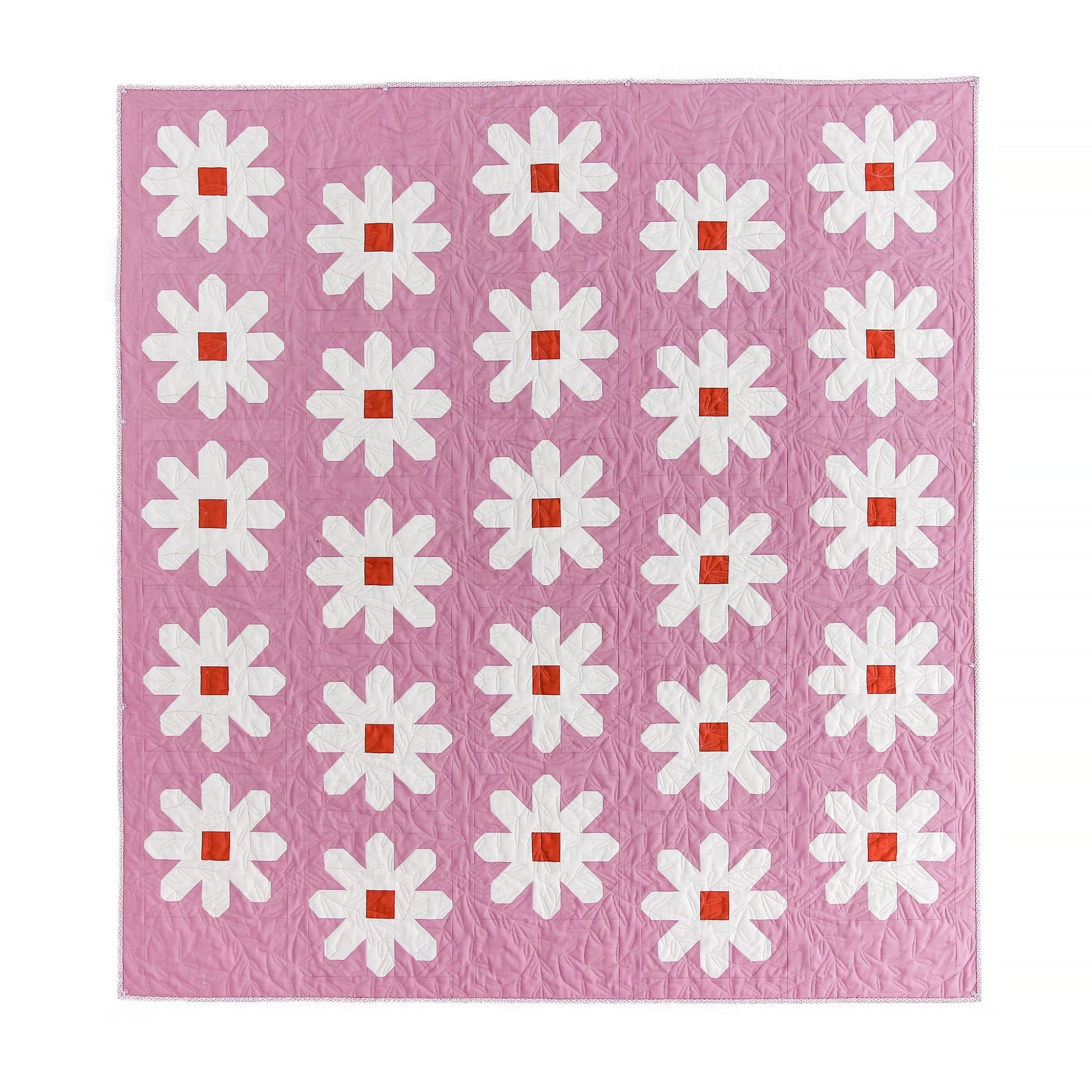 Fresh as a Daisy Quilt Pattern by Pen + Paper Patterns PAPER Pattern Modern Floral Flower Quilt Pattern