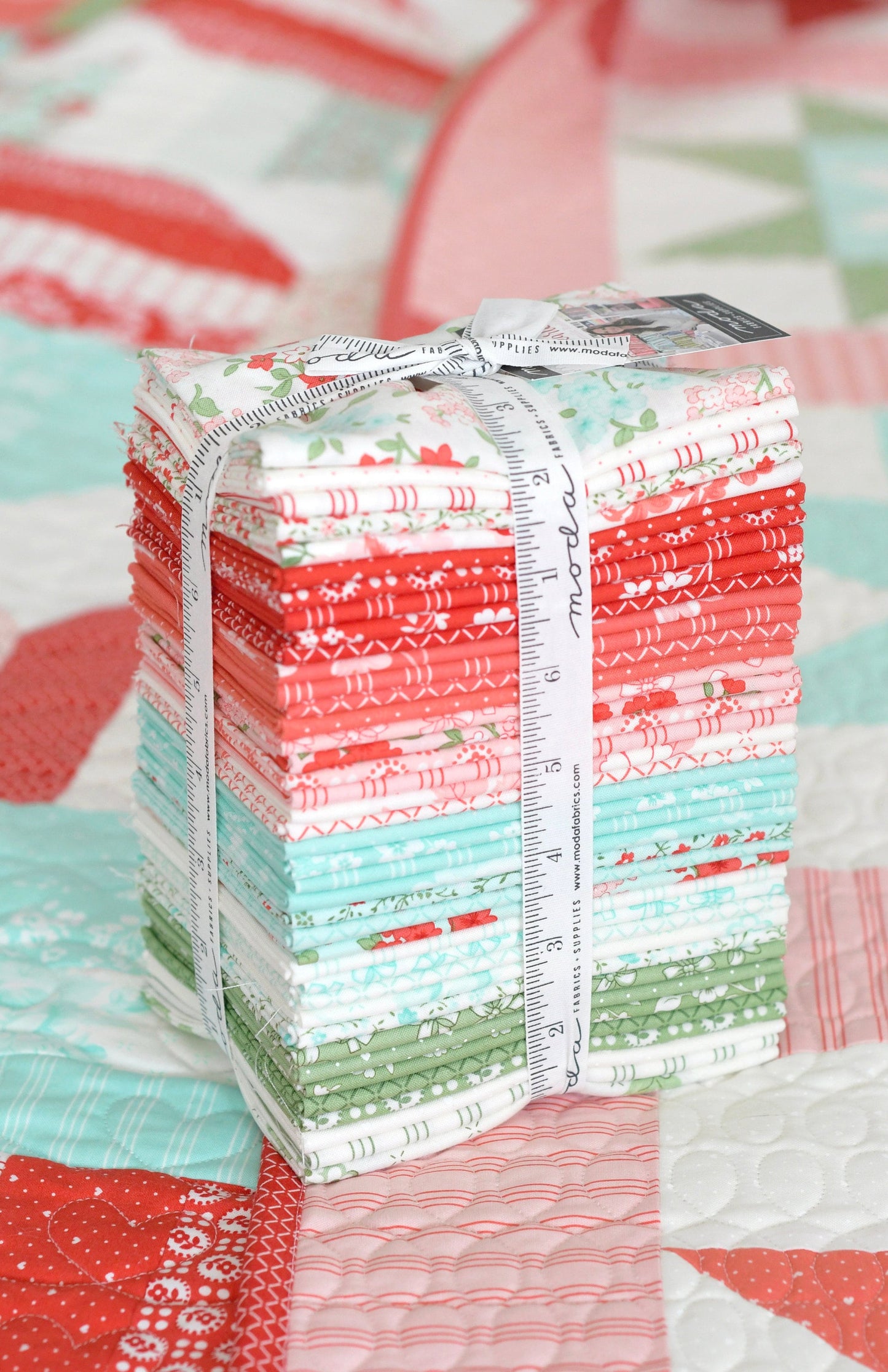 Lighthearted Fat Quarter Bundle by Camille Roskelley for Moda Quilting Fabric by the Yard 40 Fat Quarters
