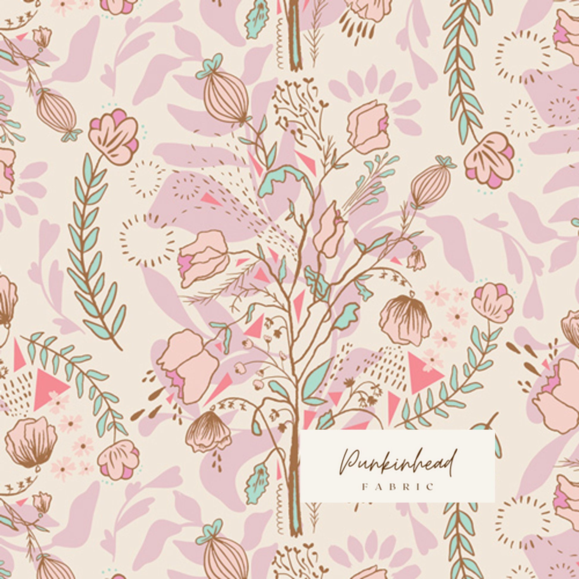 Pretty Twiggy from Lambkin by Art Gallery Fabrics Lavender Purple Pink Floral Baby Girl Cotton Quilt Fabric by the Yard Bonnie Christine