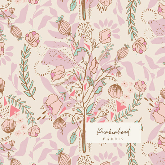 Pretty Twiggy from Lambkin by Art Gallery Fabrics Lavender Purple Pink Floral Baby Girl Cotton Quilt Fabric by the Yard Bonnie Christine