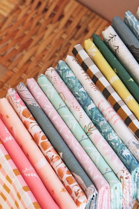 Pretty Twiggy from Lambkin by Art Gallery Fabrics Lavender Purple Pink Floral Baby Girl Cotton Quilt Fabric by the Yard Bonnie Christine