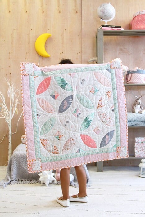 Pretty Twiggy from Lambkin by Art Gallery Fabrics Lavender Purple Pink Floral Baby Girl Cotton Quilt Fabric by the Yard Bonnie Christine