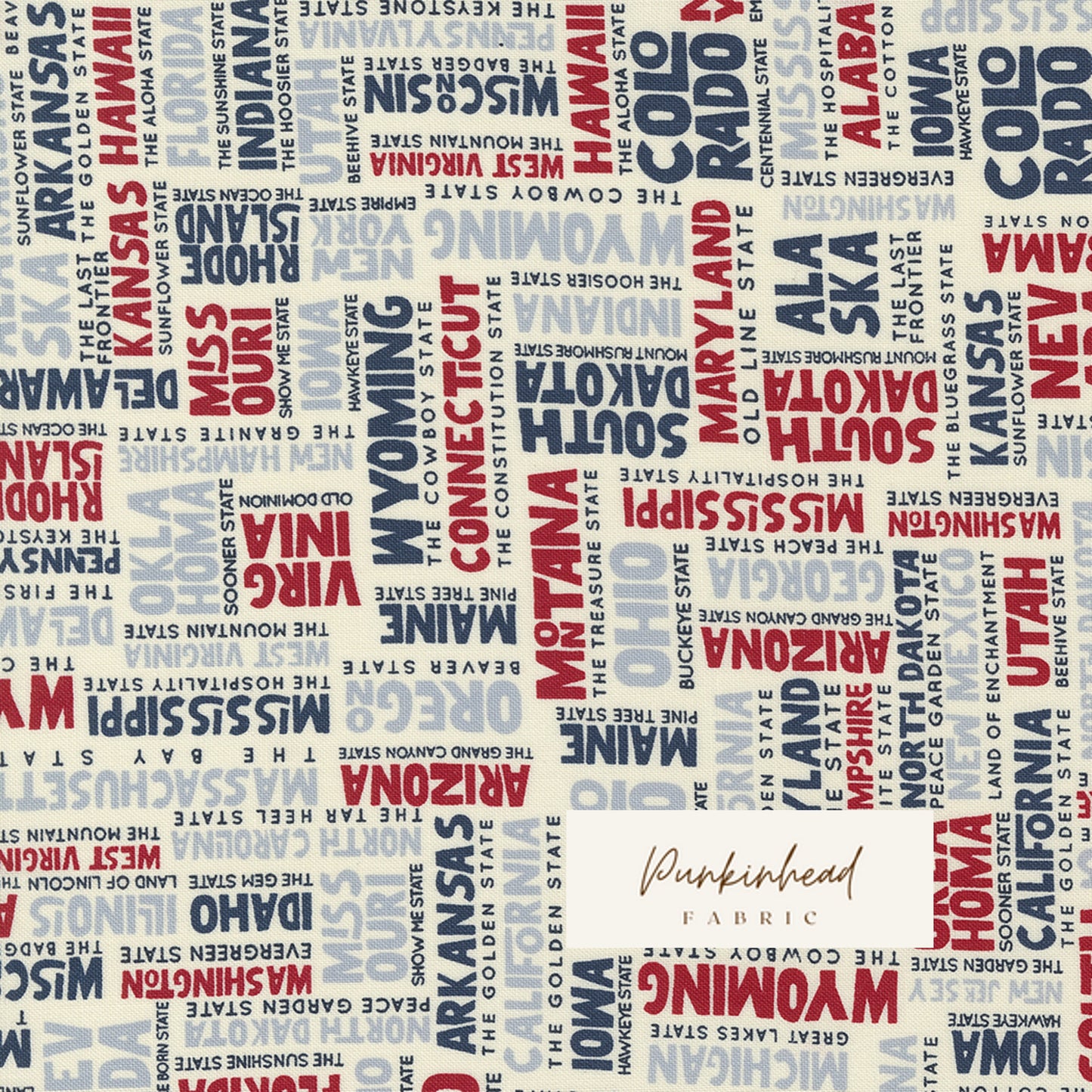 Stateside States Americana by Moda Cotton Quilting Fabric by Sweetwater Americana Flag 4th of July Fourth Quilting Fabric by the yard