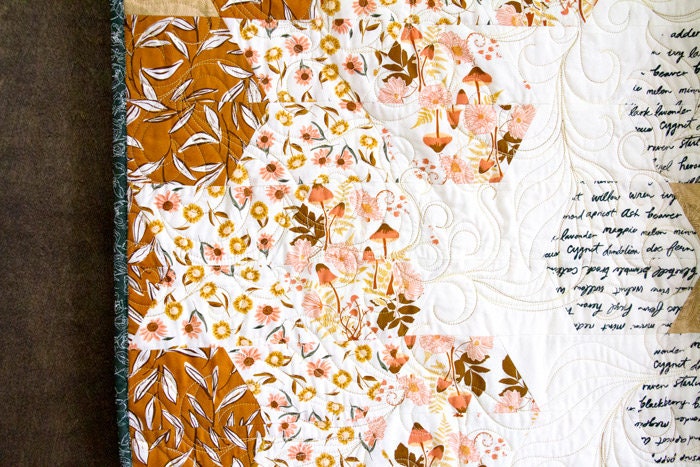 Crocus Raven by Art Gallery Fabrics Wild Forgotten by Bonnie Christine Floral Nature Print Boho Cotton Quilting Fabric by Yard