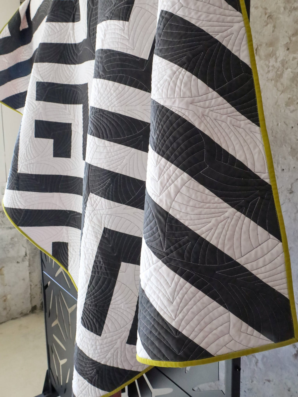 Getaway Quilt Pattern by Lo & Behold Stitchery PAPER Pattern Art Deco MCM Modern Quilt Pattern