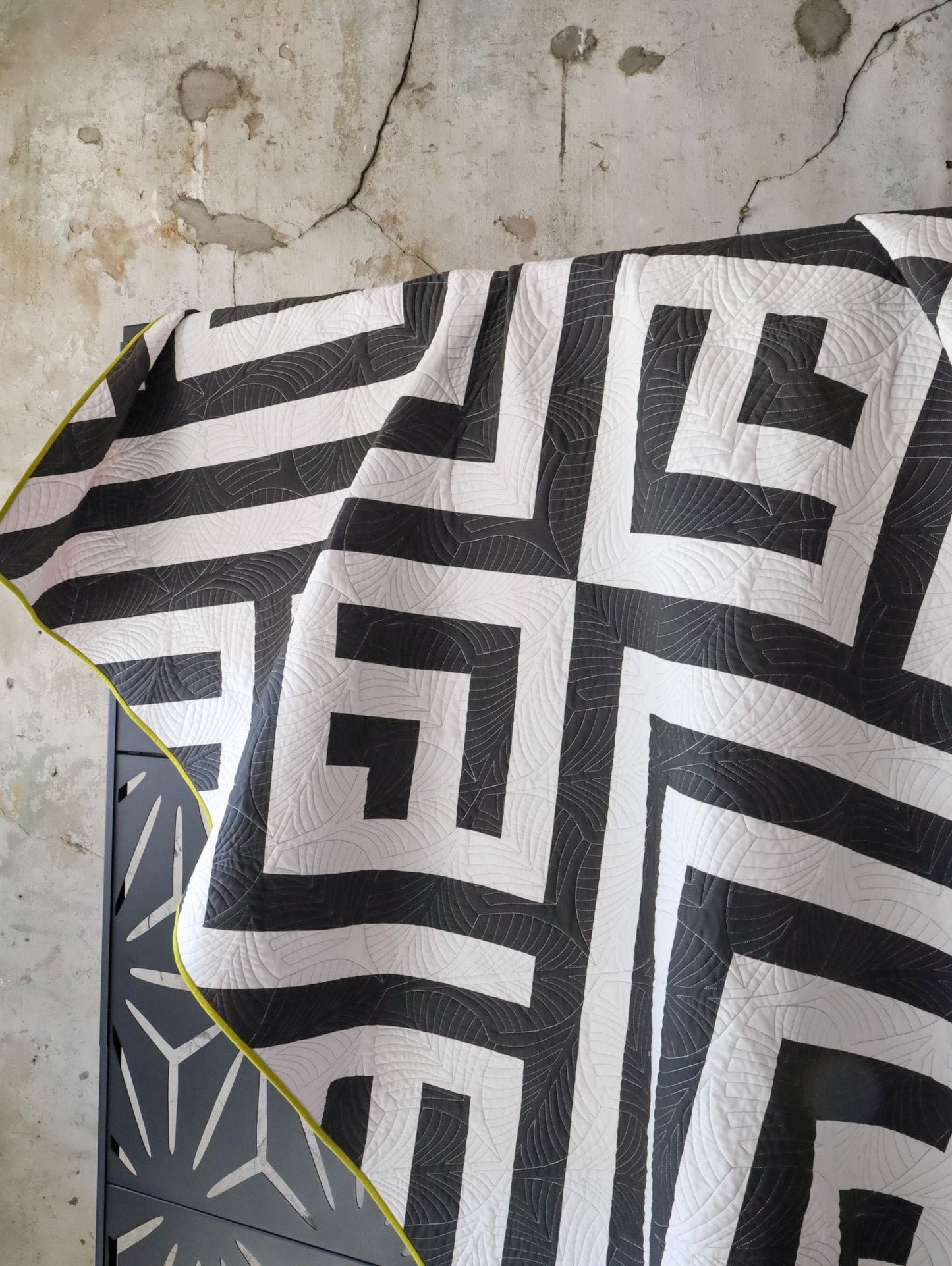Getaway Quilt Pattern by Lo & Behold Stitchery PAPER Pattern Art Deco MCM Modern Quilt Pattern