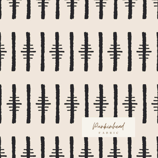 Striped Muse Laurel Daring by Art Gallery Fabrics Boho Black & White Cotton Quilting Fabric by the Yard by Sharon Holland
