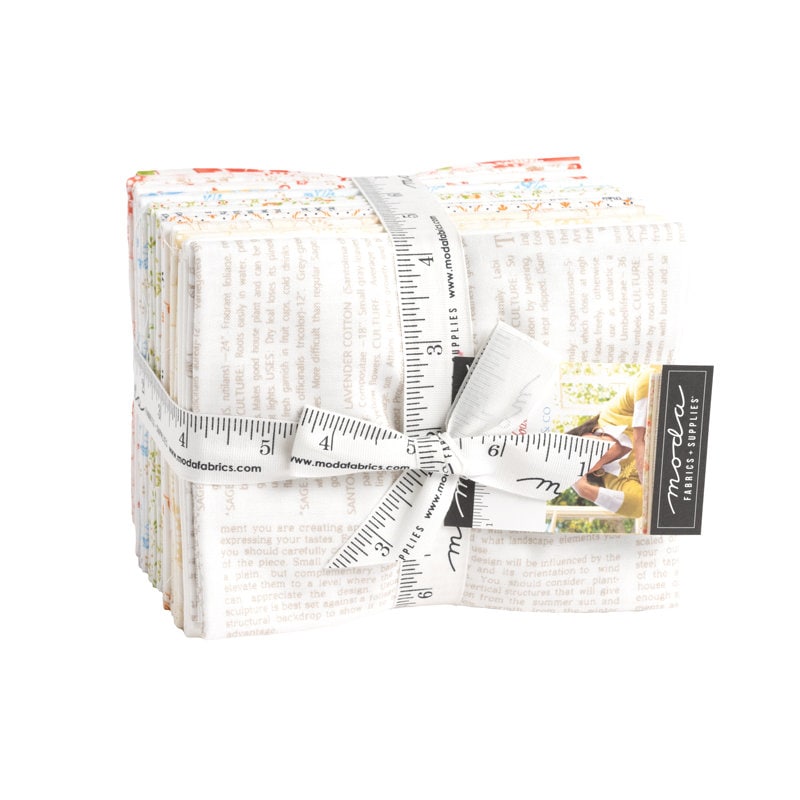 Linen Cupboard Fat Quarter Bundle by Fig Tree for Moda Low Volume Vintage Floral Cotton Quilting Fabric by the Yard 20 Fat Quarters