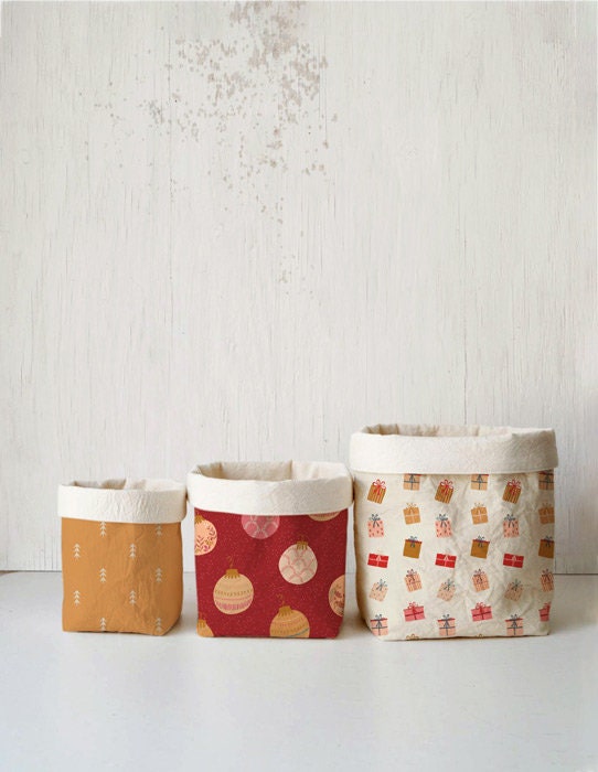 Simple Defoliage Pine Tree from Cozy & Magical by Maureen Cracknell for Art Gallery Fabrics Rust Brown Gold Woodland Forest Quilting Fabric