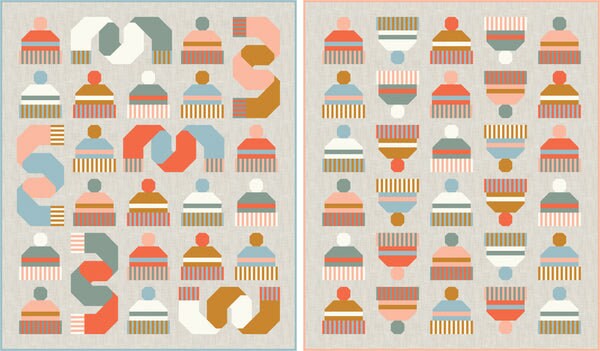 Snow Day Quilt Pattern by Pen + Paper Patterns - PAPER Pattern Christmas Winter Holiday Modern Quilt Pattern