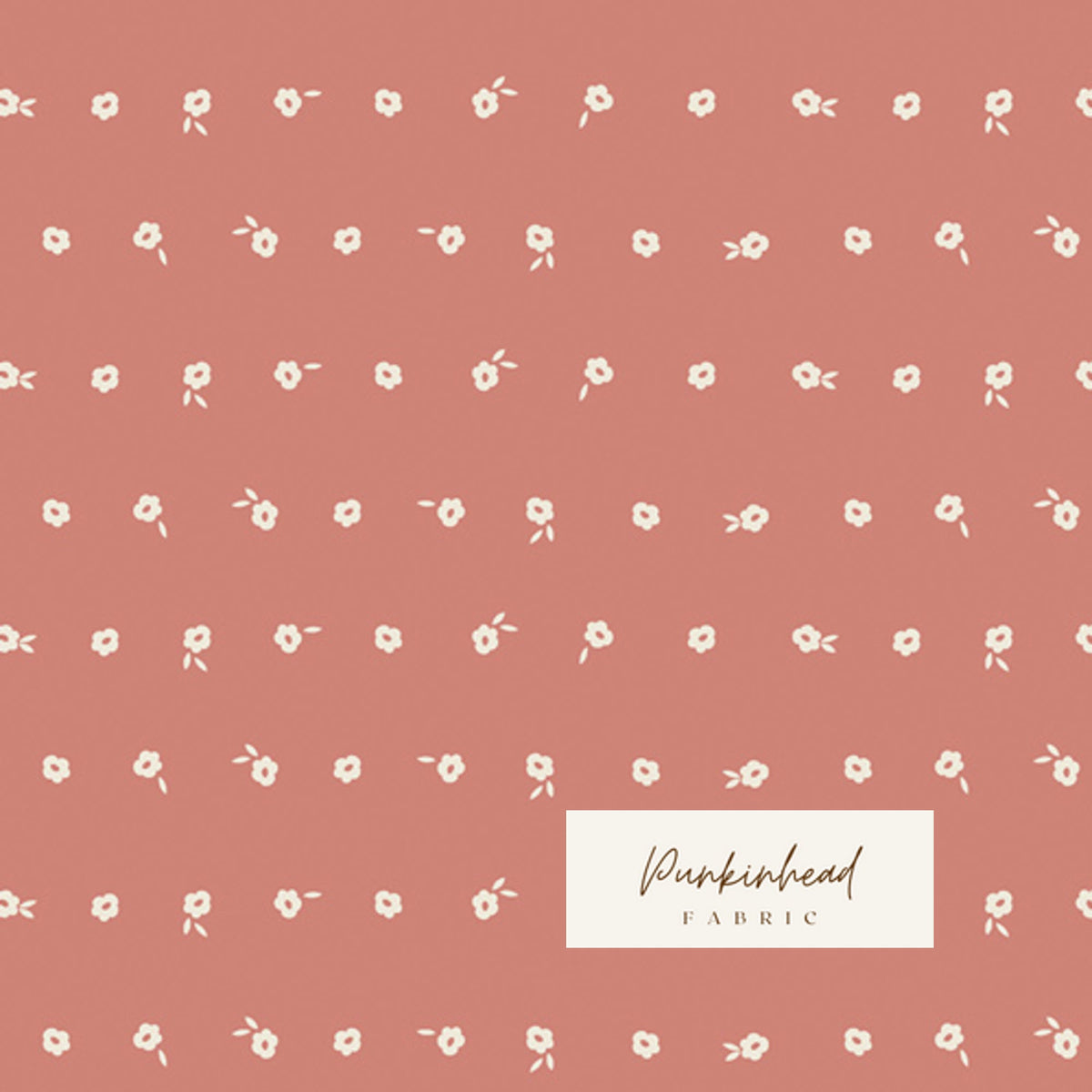 Teeny Weeny Cinnamon from Little Clementine by Art Gallery Fabrics Fall Neutral Red Brown Orange Floral Baby Cotton Quilt Fabric by the Yard