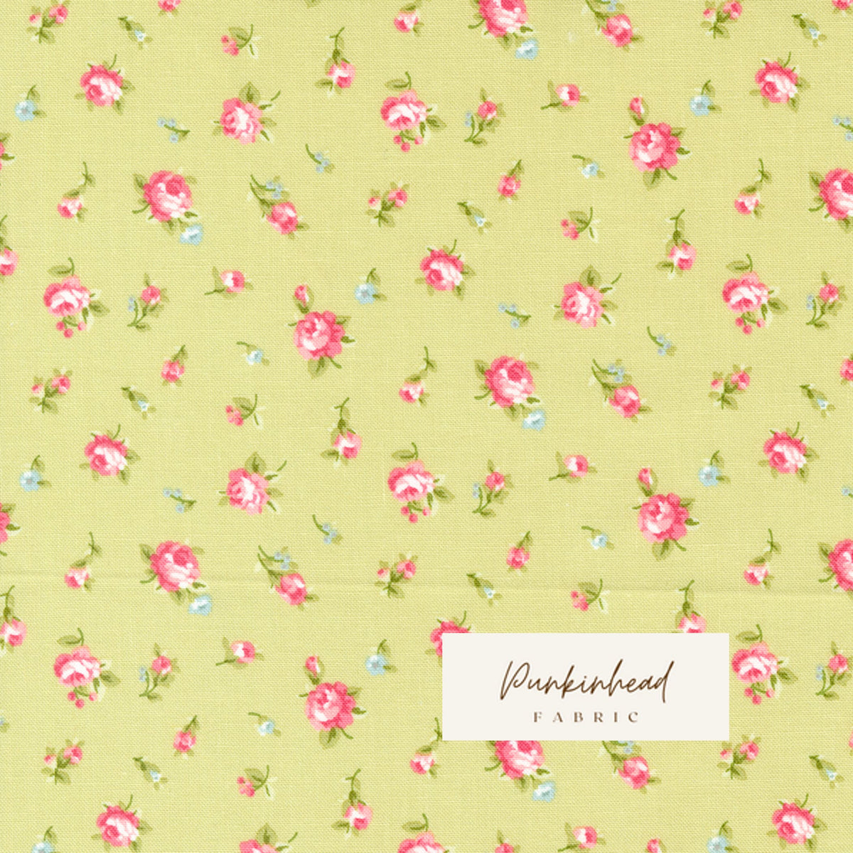 Ellie Green Pink Peach Small Vintage Floral by Brenda Riddle for Moda Cotton Quilting Fabric by the yard