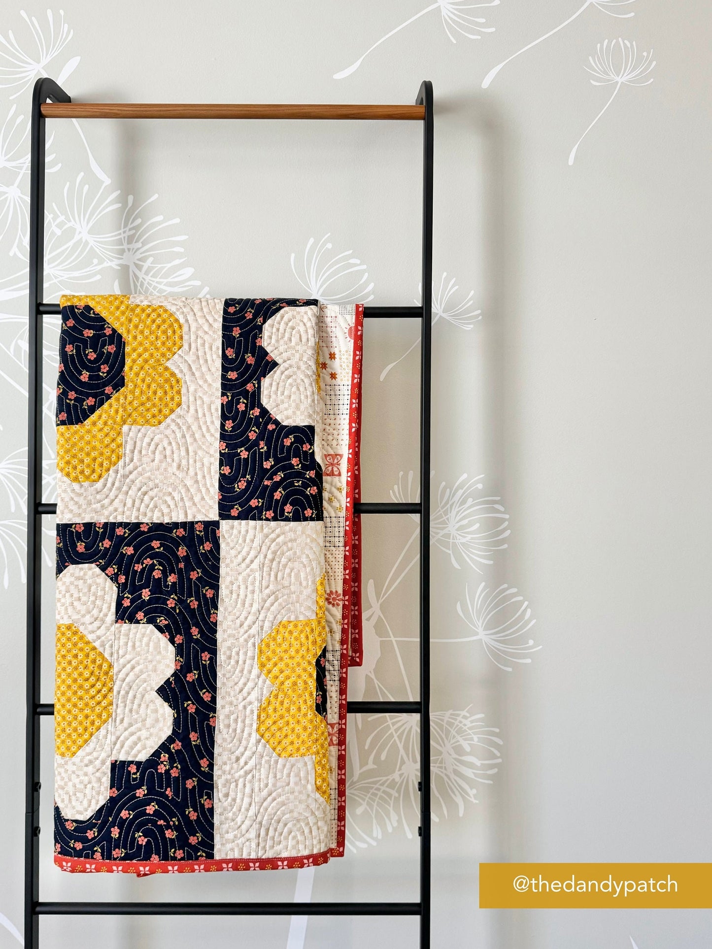Best Buds Quilt Pattern by Pen + Paper Patterns PAPER Pattern Flower Floral Modern Quilt Pattern