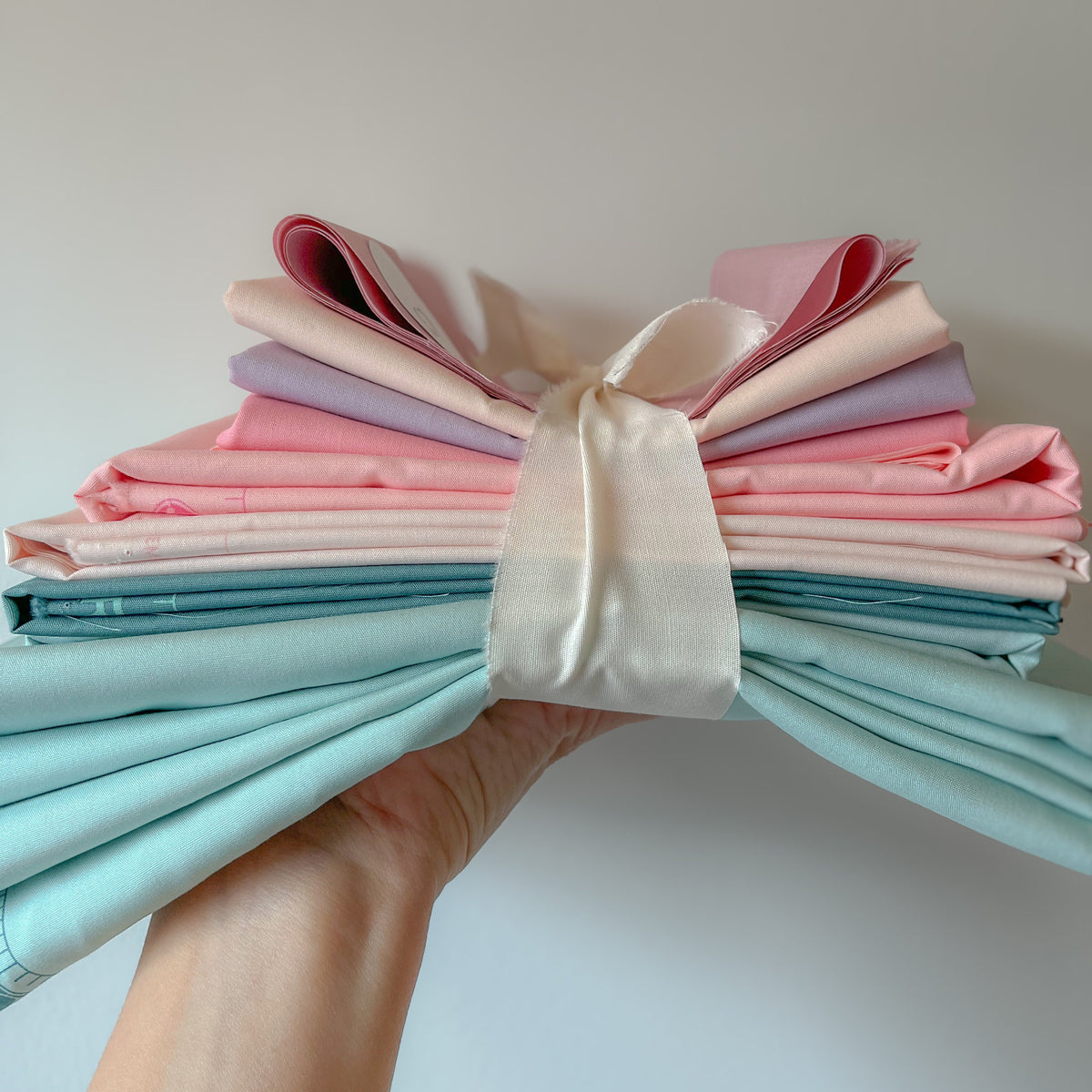 Upscale Plaid Spring Pink Blue Aqua Quilt Kit by Lo & Behold Stitchery Paper Pattern, Modern Quilt Pattern