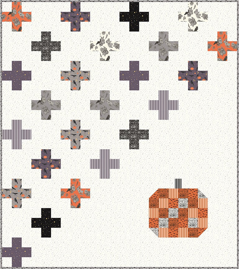 Sophisticated Halloween Fat Quarter Bundle by My Mind's Eye for Riley Blake Fall Halloween Cotton Quilting Fabric by the Yard