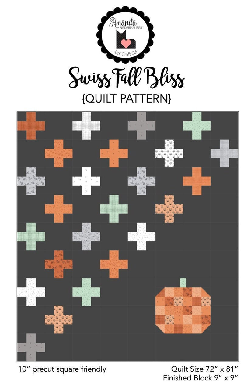 Sophisticated Halloween Fat Quarter Bundle by My Mind's Eye for Riley Blake Fall Halloween Cotton Quilting Fabric by the Yard