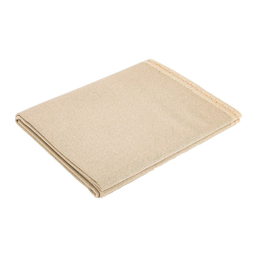 25 Count Zweigart Evenweave Lugana in Prim Tan Taupe Vintage Cloth by Lori Holt for Riley Blake Cotton Linen Cross Stitch Fabric 27 x 36