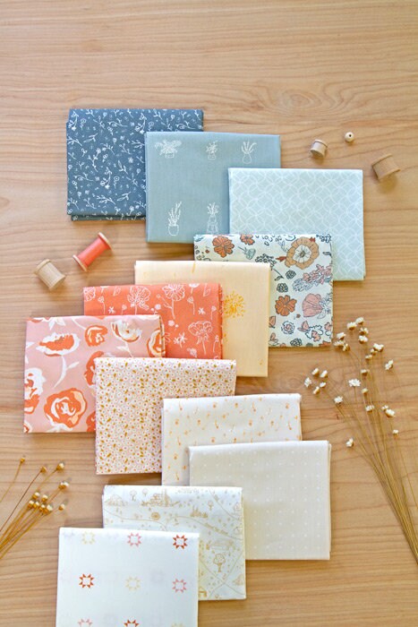 Modern Vintage from Road to Round Top by Elizabeth Chappell Quilter's Candy Art Gallery Fabrics Floral Cotton Quilting Fabric by Yard