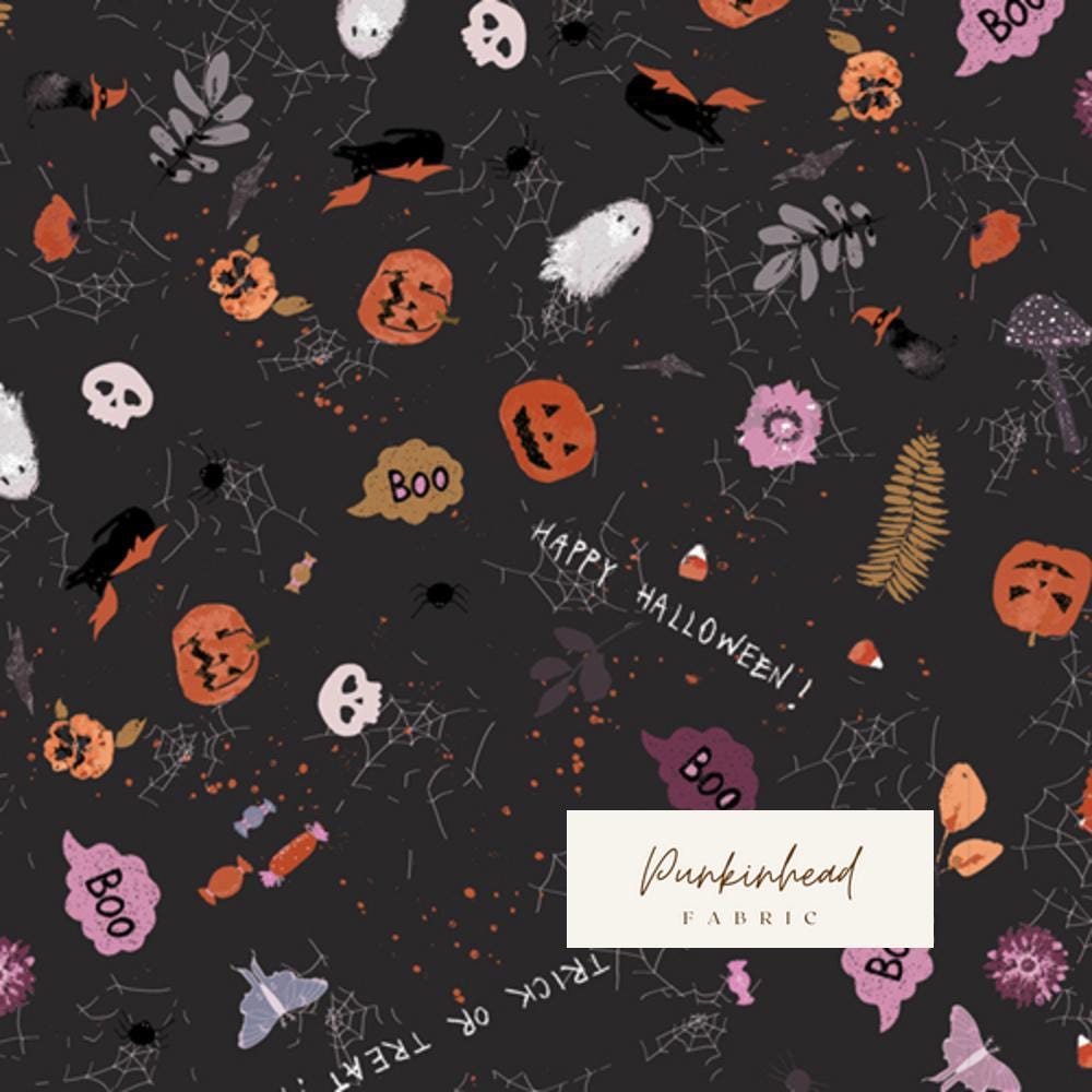 Deliciously Haunted from Eerie by Art Gallery Fabrics Fall Halloween Fall Cotton Quilting Fabric by the Yard