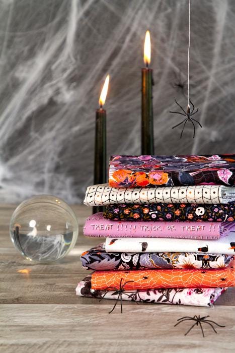 Deliciously Haunted from Eerie by Art Gallery Fabrics Fall Halloween Fall Cotton Quilting Fabric by the Yard